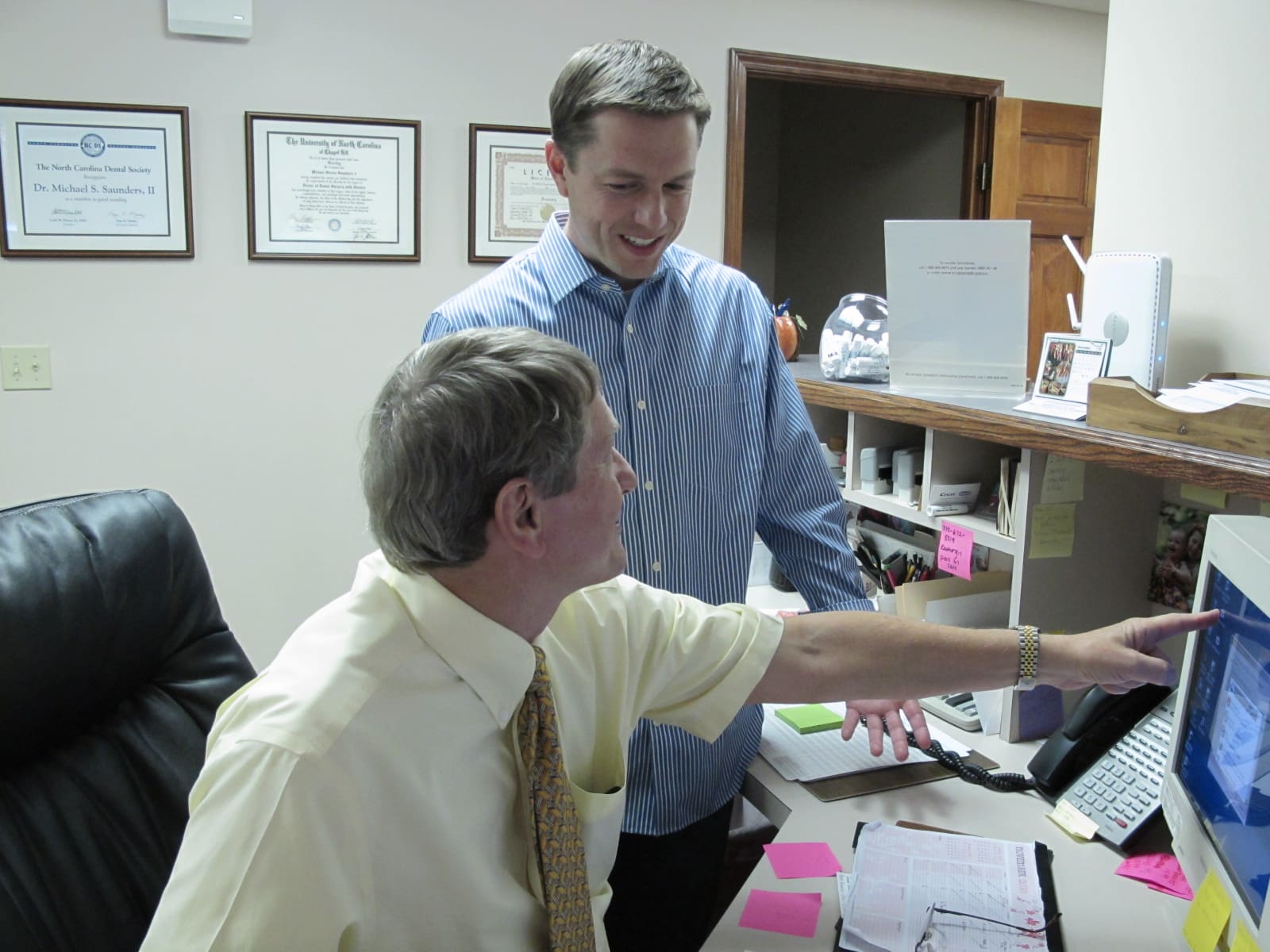 Dr. Michael and Steven Saunders Saunders DDS