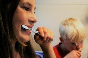 Kids Brushing Their Teeth - dentist asheville